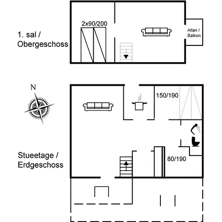 Alflak - 5-2km From The Sea By Interhome בית נופש